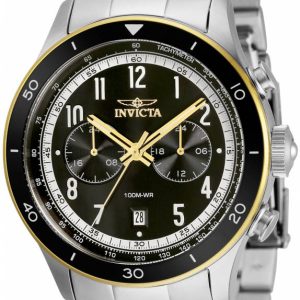 Invicta Herrklocka 35665 Speedway Svart/Stål Ø46 mm