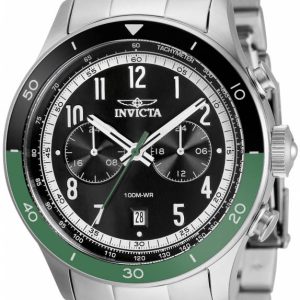 Invicta Herrklocka 35668 Speedway Svart/Stål Ø46 mm