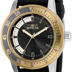 Invicta Herrklocka 35681 Specialty Svart/Gummi Ø45 mm