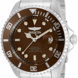 Invicta Herrklocka 35720 Pro Diver Brun/Stål Ø47 mm