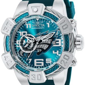 Invicta Herrklocka 35784 Nfl Blå/Kolfiber Ø52 mm