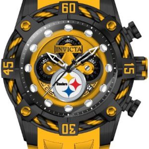 Invicta Herrklocka 35862 Nfl Gul/Gummi Ø52 mm