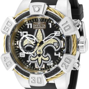 Invicta Herrklocka 35871 Nfl Svart/Kolfiber Ø52 mm