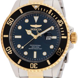 Invicta Herrklocka 36077 Pro Diver Blå/Gulguldtonat stål Ø54 mm