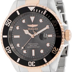 Invicta Herrklocka 36078 Pro Diver Grå/Roséguldstonat stål Ø54 mm