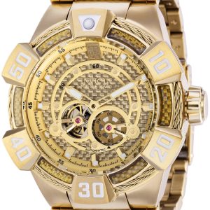 Invicta Herrklocka 36297 Jason Taylor Gulguldstonad/Kolfiber Ø52 mm