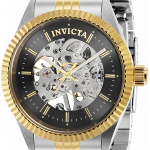 Invicta Herrklocka 36439 Specialty Svart/Gulguldtonat stål Ø43 mm