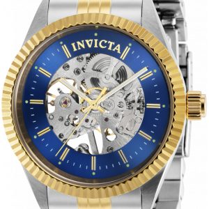 Invicta Herrklocka 36440 Specialty Blå/Gulguldtonat stål Ø43 mm