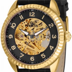 Invicta Herrklocka 36563 Specialty Svart/Läder Ø42 mm