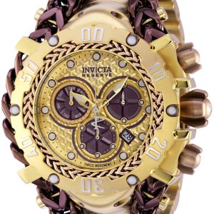 Invicta Herrklocka 36622 Gladiator Gulguldstonad/Stål Ø55.25 mm