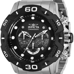 Invicta Herrklocka 36686 Speedway Svart/Stål Ø50.5 mm