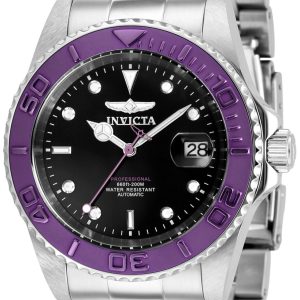 Invicta Herrklocka 36751 Pro Diver Svart/Stål Ø42 mm