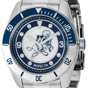 Invicta Herrklocka 36914 NFL Silverfärgad/Stål Ø47 mm