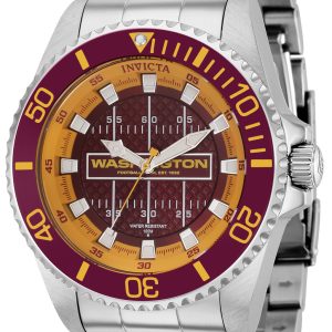 Invicta Herrklocka 36943 NFL Röd/Stål Ø47 mm