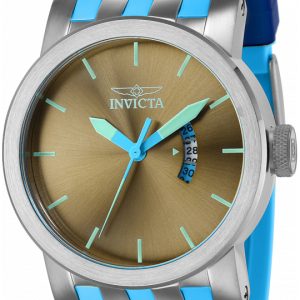 Invicta Herrklocka 36958 Dna Grön/Gummi Ø46 mm