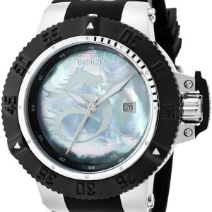 Invicta Herrklocka 37036 Subaqua Vit/Gummi Ø50 mm