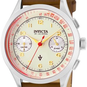 Invicta Herrklocka 37056 Vintage Antikvit/Läder Ø36 mm