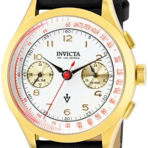 Invicta Herrklocka 37057 Vintage Vit/Läder Ø36 mm