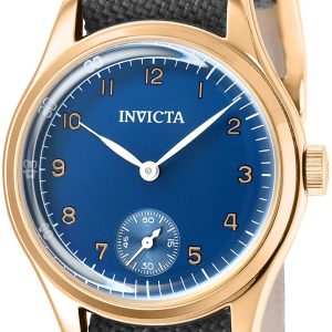 Invicta Herrklocka 37073 Vintage Blå/Textil Ø33 mm