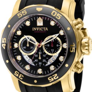 Invicta Herrklocka 37228 Pro Diver Svart/Plast Ø48 mm