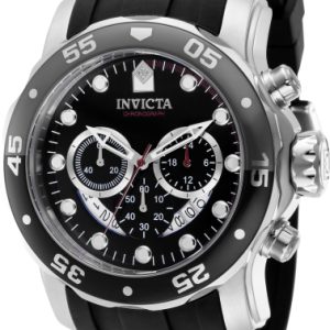 Invicta Herrklocka 37230 Pro Diver Svart/Plast Ø48 mm