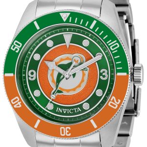 Invicta Herrklocka 37237 NFL Grön/Stål Ø47 mm