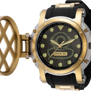 Invicta Herrklocka 37350 Pro Diver Svart/Gulguldtonat stål Ø57 mm