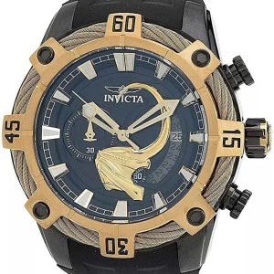 Invicta Herrklocka 37605 Marvel Grön/Gummi Ø52 mm