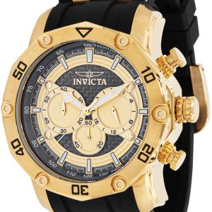 Invicta Herrklocka 37719 Pro Diver Flerfärgad/Gulguldtonat stål