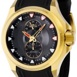 Invicta Herrklocka 38014 S1 Rally Svart/Gummi Ø51 mm