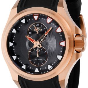 Invicta Herrklocka 38015 S1 Rally Svart/Gummi Ø51 mm