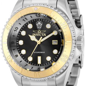 Invicta Herrklocka 38016 Hydromax Svart/Stål Ø52 mm