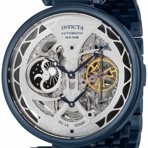 Invicta Herrklocka 38383 Objet D Art Silverfärgad/Stål Ø46 mm