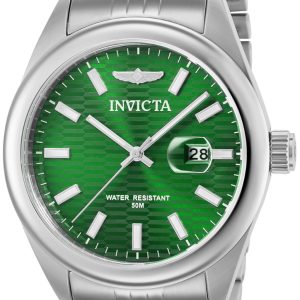 Invicta Herrklocka 38410 Aviator Grön/Stål Ø43 mm