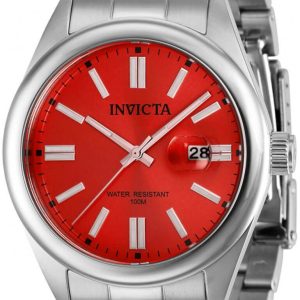 Invicta Herrklocka 38456 Pro Diver Röd/Stål Ø43 mm