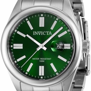 Invicta Herrklocka 38459 Pro Diver Grön/Stål Ø43 mm