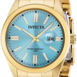 Invicta Herrklocka 38463 Pro Diver Blå/Gulguldtonat stål Ø43 mm