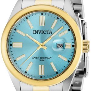 Invicta Herrklocka 38469 Pro Diver Blå/Gulguldtonat stål Ø43 mm