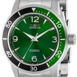 Invicta Herrklocka 38519 Specialty Grön/Stål Ø45 mm