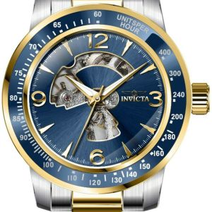 Invicta Herrklocka 38558 Specialty Blå/Gulguldtonat stål Ø45 mm