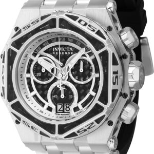 Invicta Herrklocka 38889 Carbon Hawk Svart/Plast Ø54.5 mm