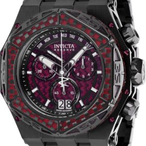 Invicta Herrklocka 38919 Carbon Hawk Röd/Stål Ø54.5 mm