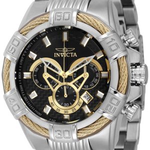 Invicta Herrklocka 38951 Bolt Svart/Stål Ø52 mm