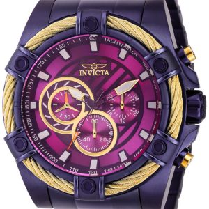 Invicta Herrklocka 38958 Bolt Lila/Stål Ø52 mm