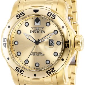 Invicta Herrklocka 39087 Pro Diver Gulguldstonad/Gulguldtonat stål