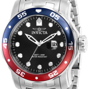 Invicta Herrklocka 39091 Pro Diver Svart/Stål Ø48 mm