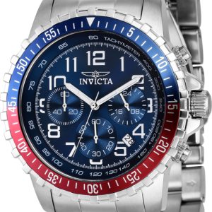 Invicta Herrklocka 39123 Specialty Blå/Stål Ø45.5 mm