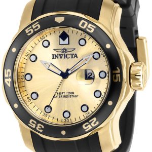 Invicta Herrklocka 39412 Pro Diver Gulguldstonad/Gulguldtonat stål