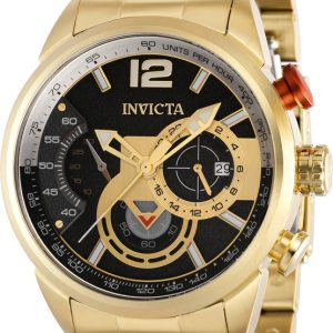 Invicta Herrklocka 39661 Aviator Blå/Stål Ø46 mm