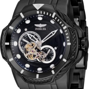 Invicta Herrklocka 39929 Bolt Svart/Stål Ø51 mm